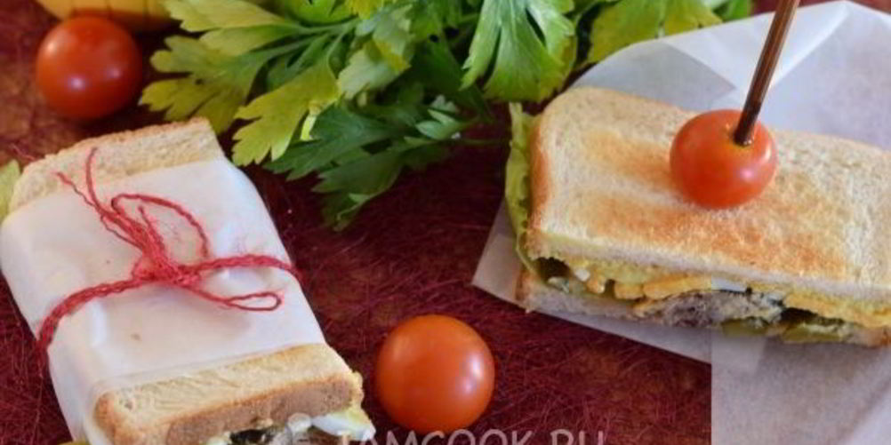 Как приготовить рыбный сэндвич