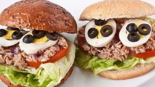 Рецепт Средиземноморского сэндвича с тунцом