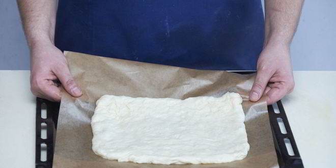 Рецепт сэндвича из домашней фокаччи с ветчиной