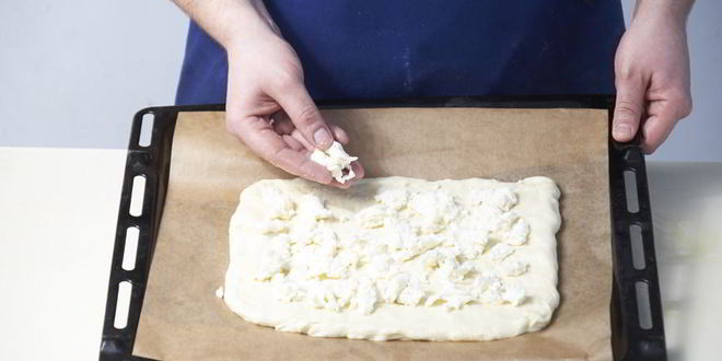 Рецепт сэндвича из домашней фокаччи с ветчиной