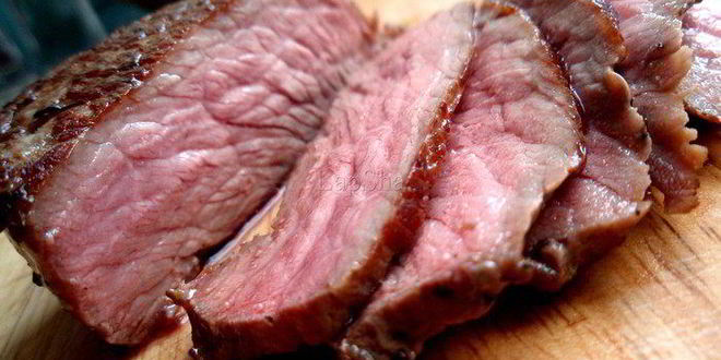 Рецепт сэндвича с говядиной, лисичками и горчичным соусом