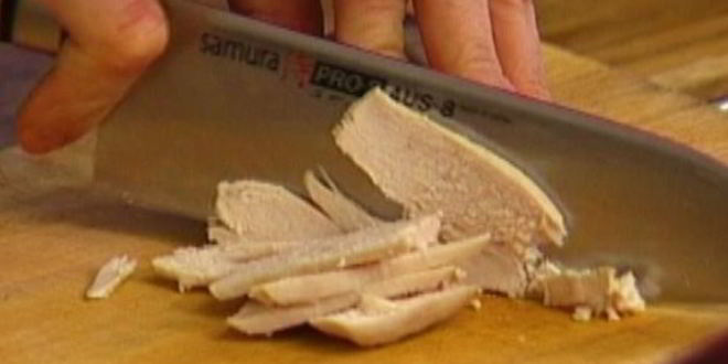 Рецепт сэндвича с курицей карри, радиккио и базиликом