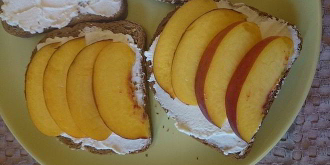 Рецепт сэндвича с нектарином