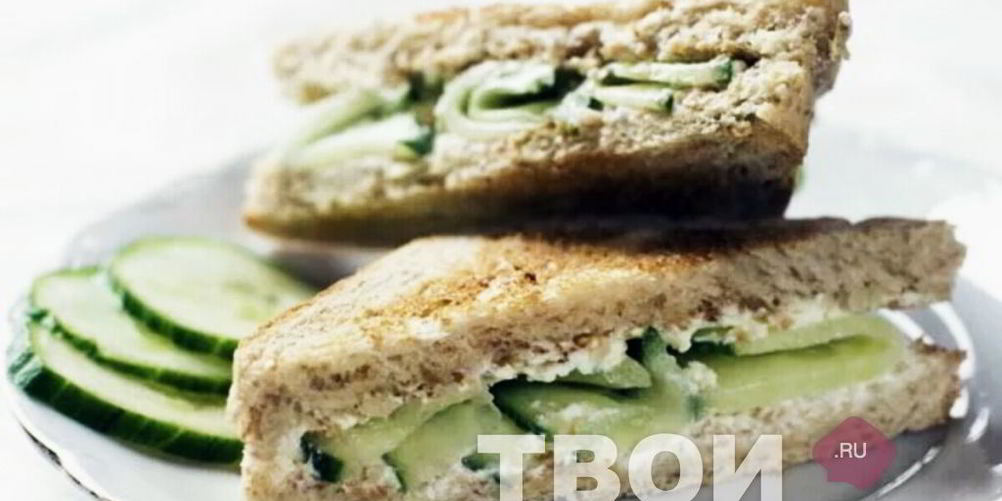 Как приготовить сэндвич с огурцом по-английски