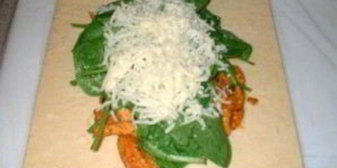 Рецепт сэндвича с цыпленком, шпинатом и сыром