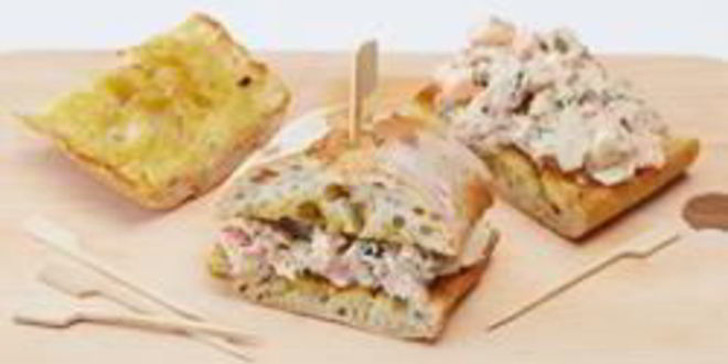 Рецепт сэндвича с тунцом, овощами и соусом чили