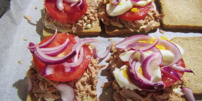 Рецепт сэндвича с тунцом