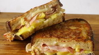 Рецепт Сэндвича с ветчиной и ананасами