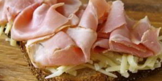 Рецепт сэндвича с ветчиной и ананасами