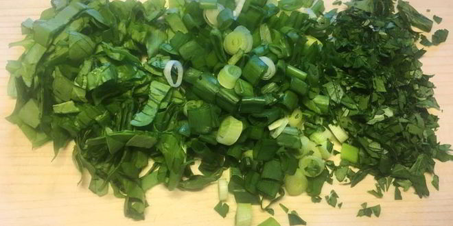 Рецепт сэндвича с зеленым салатом