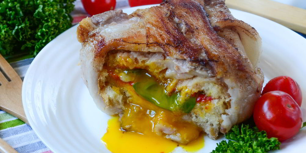 Как приготовить сэндвич в беконе