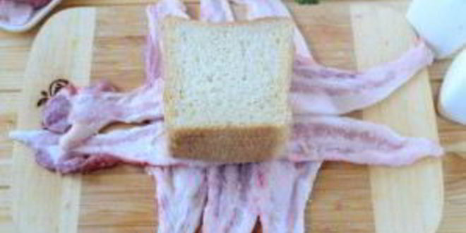 Рецепт сэндвича в беконе