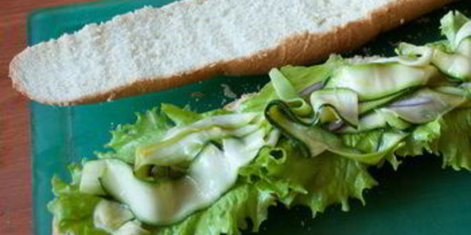 Рецепт сэндвичей с курицей и маринованным цуккини