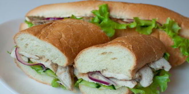 Рецепт сэндвичей с курицей и маринованным цуккини