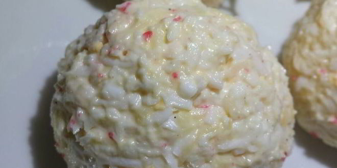 Рецепт сырно-крабовых шарики