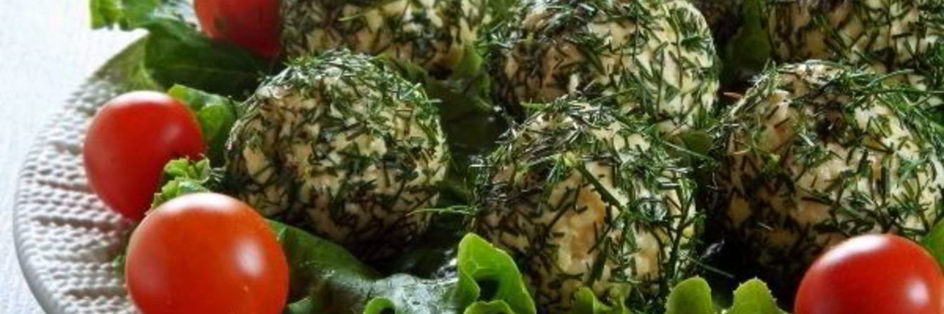 Рецепт Сырных шариков с черри