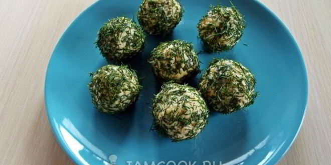 Рецепт сырных шариков с черри