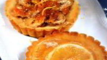 Рецепт Мини-тарталеток с лимонами и апельсинами