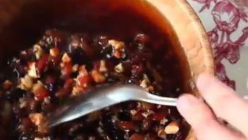 Рецепт Начинки английских тарталеток из сухофруктов