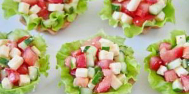 Рецепт овощных тарталеток