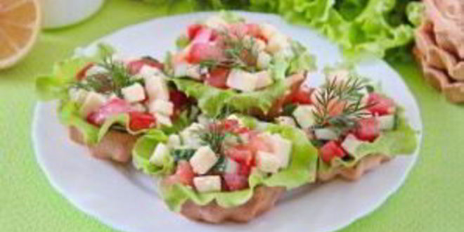 Рецепт овощных тарталеток