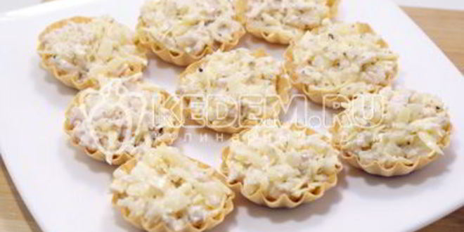 Рецепт тарталеток на праздничный стол