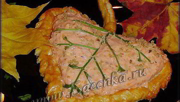 Рецепт Тарталеток Осенних листья