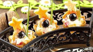 Рецепт Тарталеток с крабовым мясом