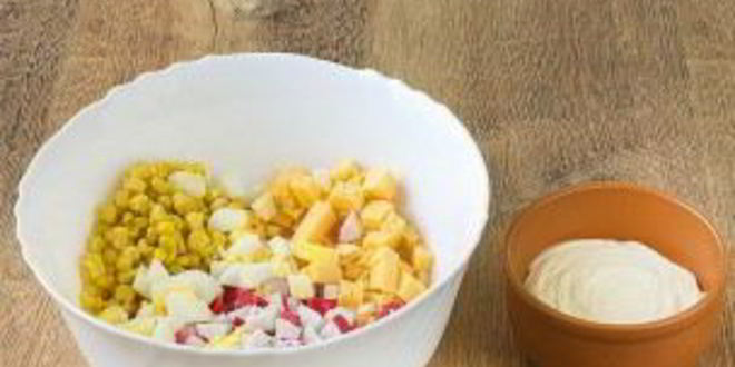 Рецепт тарталеток с крабовым мясом