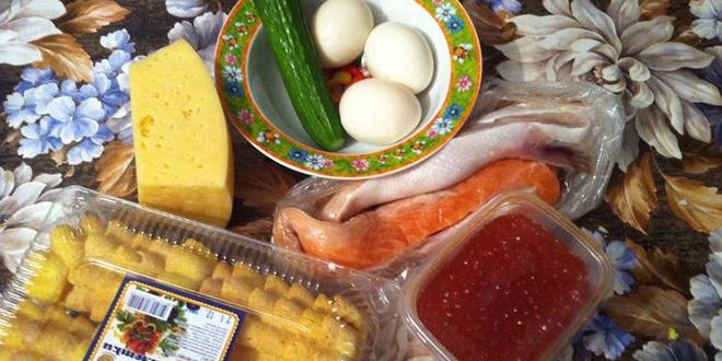 Рецепт тарталеток с красной рыбой