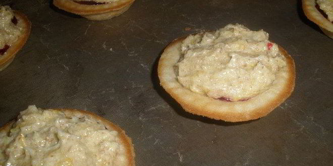 Рецепт тарталеток с лимонным франжипаном