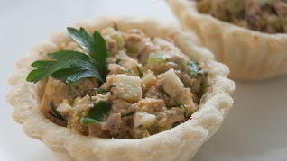 Рецепт Тарталеток с печенью минтая