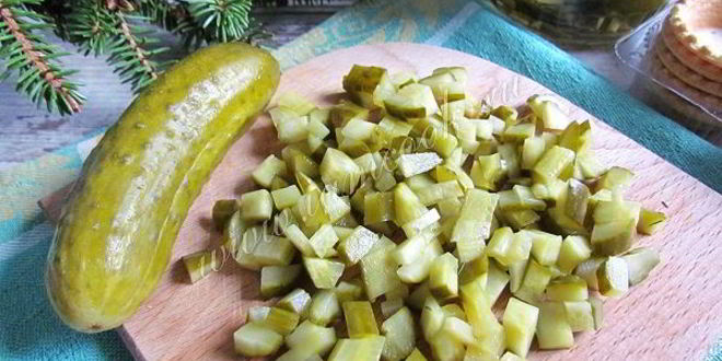 Рецепт тарталеток с салатом из печени трески