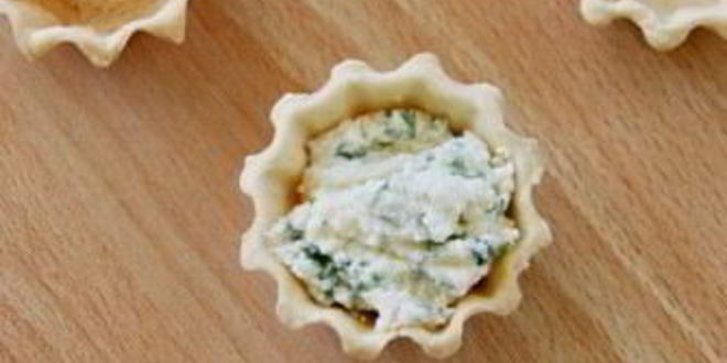 Рецепт тарталеток с сырной начинкой