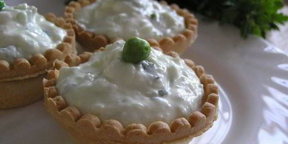 Как приготовить тарталетки с сырным кремом и мятой