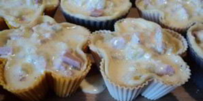 Рецепт тарталеток с ветчиной и сыром