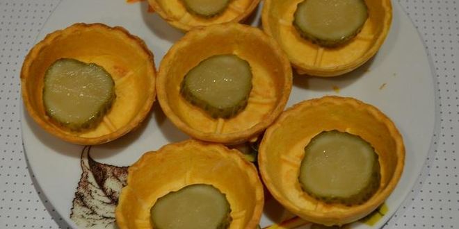 Рецепт тарталеток с яйцом и сыром