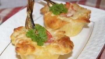 Рецепт Тарталеток со шпротами