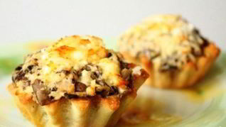 Рецепт Тарталеток запеченных с сыром