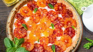 Рецепт Апельсинового тарта со сливочным кремом