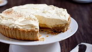 Рецепт Бананового тарта с кофейным кремом