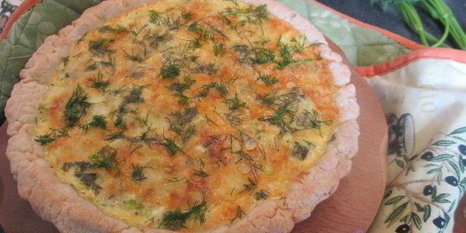 Рецепт кабачкового тарта