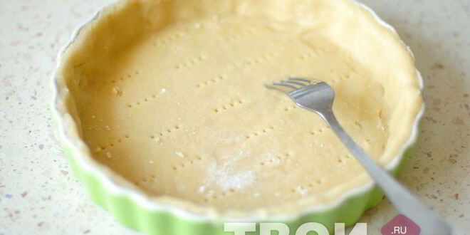 Рецепт кремового тарта с малиной