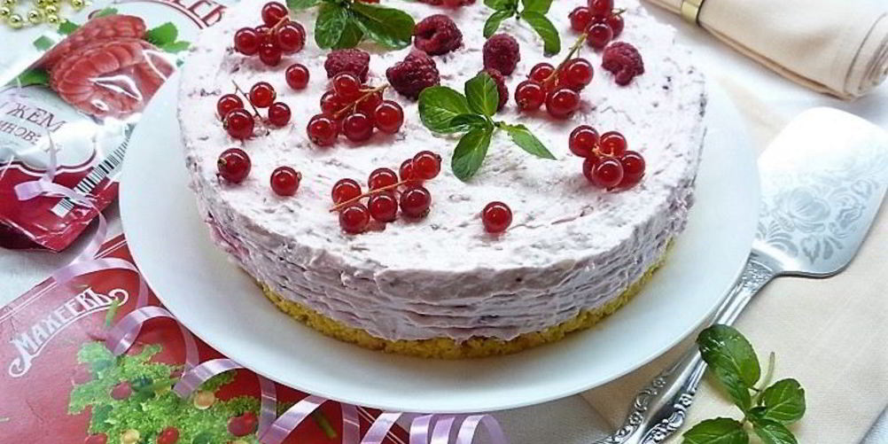 Как приготовить малиново-сметанный тарт