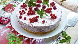 Рецепт Малинова-сметанного тарт