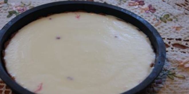 Рецепт малинового тарта со сливочной заливкой