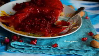 Рецепт Малинового тарта татен