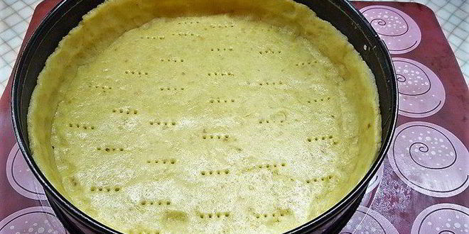 Рецепт миндального тарта с запеченным кремом