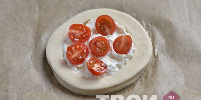 Рецепт мини тарты с фетой и черри