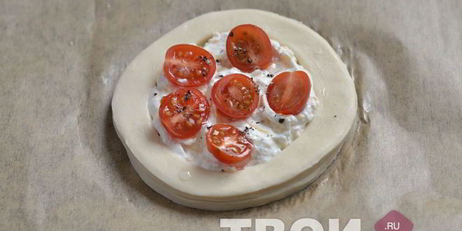 Рецепт мини тарты с фетой и черри